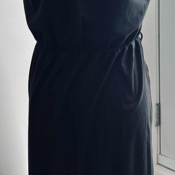 Iris Setlakwe Black Sleeveless Utility Metal Button-Front Dress – US 8 - Picture 10 of 14